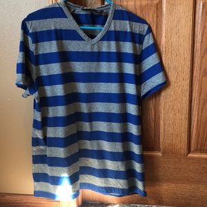 Striped vneck